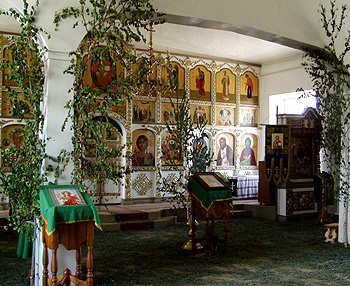 В храме мужского Михаило-Архангельского монастыря