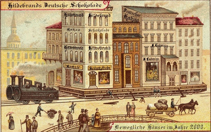 Перемещение дома на поезде. Перемещение дома на поезде.