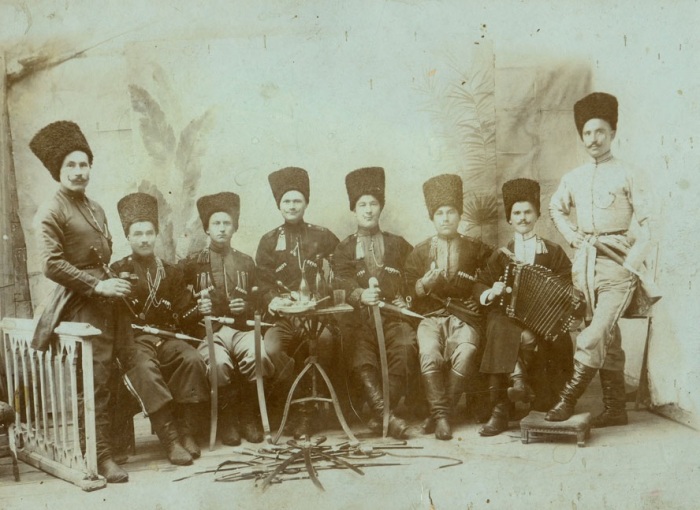 Трубаческая команда 1-го Линейного полка, 1 октября 1908 года. 
