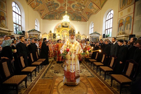 Святейший Патриарх Кирилл возглавил торжества, посвященные 200-летию Санкт-Петербургской Православной Духовной академии