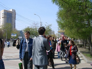 Православная молодежь провела в Новосибирске беспрецедентную акцию