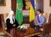 Состоялась встреча Святейшего Патриарха Кирилла с Президентом Украины В.Ф. Януковичем