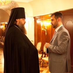 В Высоко-Петровском монастыре состоялась встреча руководителей синодальных отделов  