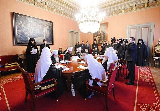 В Москве состоялось очередное заседание Священного Синода Русской Православной Церкви