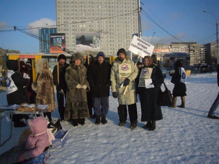 28 ноября в Новосибирске прошли Родительские стояния против введения ювенальной юстиции