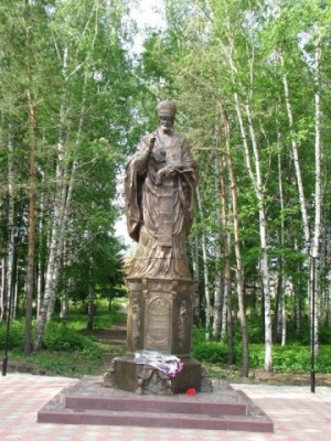 В Колывани открыт и освящён памятник Николаю Чудотворцу