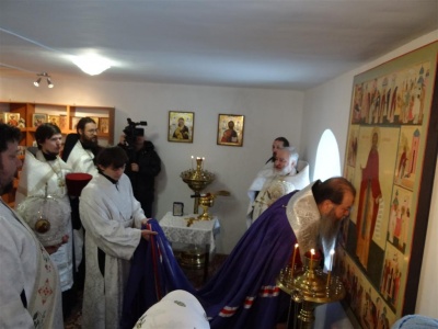 Освящение часовни, во имя преподобного Сергия Радонежского, при Новосибирской православной духовной семинарии