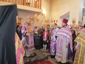 Новоизбранный Епископ Карасукский и Ордынский Филипп совершил своё первое богослужение в качестве правящего архиерея