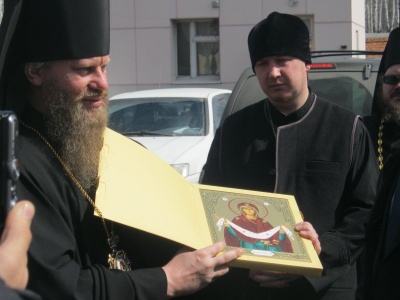 Епископ Лука посетил Мошковский район