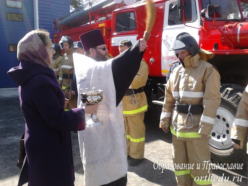 Состоялось торжественное открытие и освящение нового пожарного депо Кудряшовского поста ПЧ-101