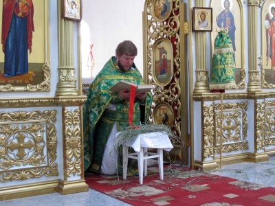 Первая Божественная литургия в Кафедральном соборе Карасукской епархии (видео)