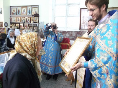 Молебен в память об избавлении России от нашествия Наполеона и престольный праздник в Искитиме