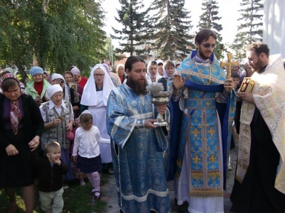 Молебен в память об избавлении России от нашествия Наполеона и престольный праздник в Искитиме