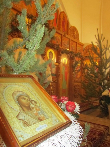 Рождественская служба в в Кафедральном соборе во имя Рождества Иоанна Предтечи города Куйбышева