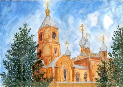 Победители конкурса «Русь Святая живёт…» встретились на территории собора в Каргате