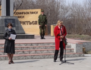 Митинг, посвященный памяти ликвидаторов и жертв чернобыльской аварии