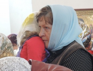 День святых жен-мироносиц в Кафедральном соборе г. Карасука