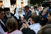 Святейший Патриарх Кирилл: Духовный фактор в отношениях между русским и греческим народами является решающим