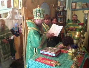  Архиерейская служба в храме преподобного Сергия Радонежского с. Безменово