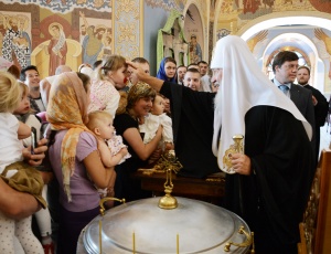 Святейший Патриарх Кирилл посетил Александро-Невский собор г. Новосибирска