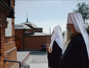 Святейший Патриарх Кирилл посетил Александро-Невский собор г. Новосибирска