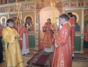 Литургия в Михаило-Архангельском женском монастыре и начало крестного хода по Карасукской епархии