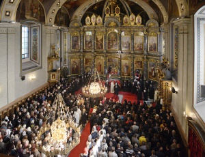 Предстоятели и представители Поместных Православных Церквей вознесли славословие Господу в кафедральном соборе Белграда (+ Фоторепортаж)