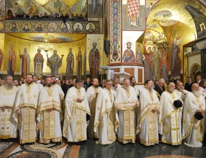 Предстоятели Поместных Православных Церквей совершили освящение собора Воскресения Христова в Подгорице (+ фоторепортаж)