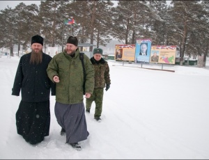 Преосвященнейший Лука посетил Православные военно-патриотические сборы "Казачья застава"
