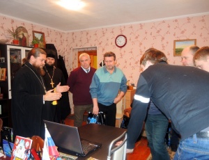 Встреча епископа Филиппа с предпринимателями Карасукского района