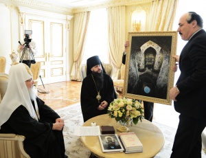 Святейший Патриарх Кирилл встретился с главой Республики Дагестан Р.Г. Абдулатиповым