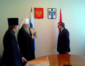 Архиереи Новосибирской митрополии встретились с и.о. губернатора Новосибирской области