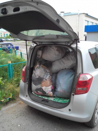Православная молодежь из Карасука собрали 300 кг вещей для малоимущих