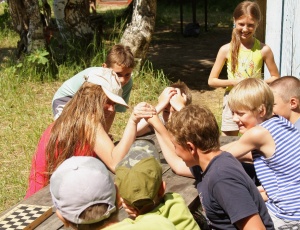 Детский православный лагерь на озере Чаны