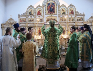 18 сентября - Встреча иконы преп. Сергия Радонежского в Карасукской епархии (видео)