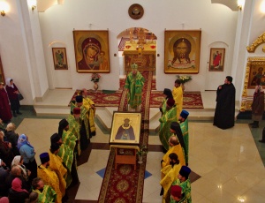 Икона преподобного Сергия Радонежского прибыла в Искитим