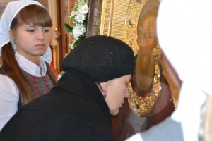 Бердчане смогли помолиться у иконы преподобного Сергия Радонежского (+ видео)