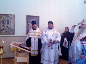 Митрополит Тихон совершил освящение храма во имя святого князя Димитрия Донского