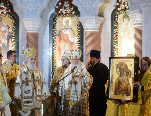 «Наш народ заботится и молится, чтобы братоубийство прекратилось в братской Украине, и чтобы все раны исцелились на теле святой Киевской Руси»