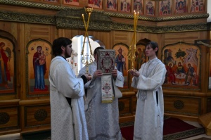 Престольный праздник в храме святого Архистратига Божия Михаила города Болотное