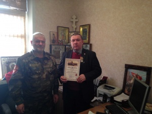 Начальник Войсковой Православной Миссии Игорь Евгеньевич Смыков посетил Тамбовскую область