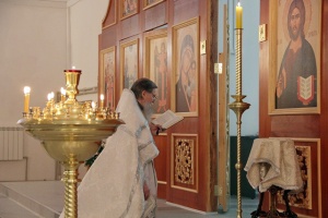 Освящение нового храма в честь иконы Богородицы "Неупиваемая чаша" в Новосибирске