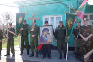 Завершен крестный ход вдоль государственной границы России и Казахстана