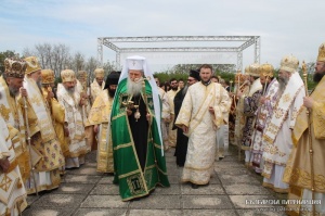 В Плиске совершена Всеправославная литургия в честь 1150 лет крещения Болгарии