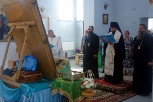 Дружественный визит епископа Артемия и епископа Феодосия в Карасукскую епархию