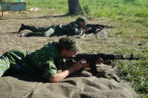 Военно-патриотические сборы казачьей молодежи "Гвардия" прошли на базе погранзаставы (видео)