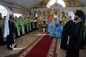 «Хочу поклониться правящим архиереям Донецкой области, а также всем священникам и верующим за их подвиг стояния в вере»