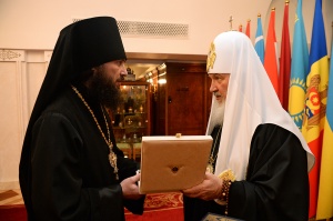 Предстоятель Русской Церкви возглавил наречение архимандрита Павла (Григорьева) во епископа Колыванского