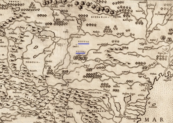 Имя страны «Россия» («Rossia») на западно-европейских картах XIV-XVI веков
