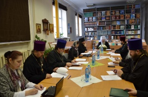 В Новосибирской Православной Духовной семинарии состоялось заседание ученого совета